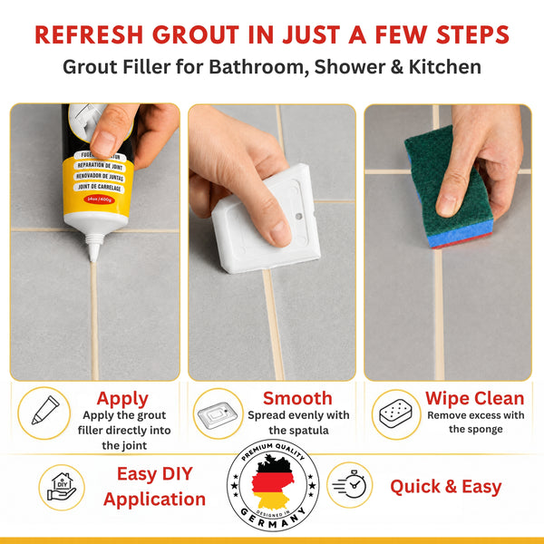 ISPAR Grout Repair Kit 400g – Cream