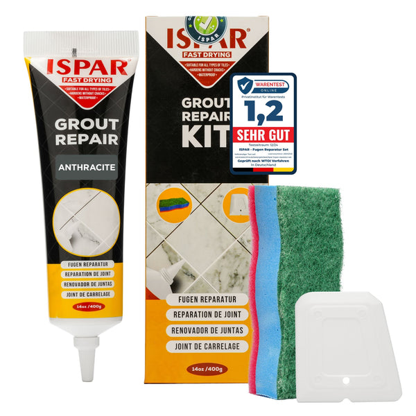 ISPAR Grout Repair Kit 400g – Dark Grey