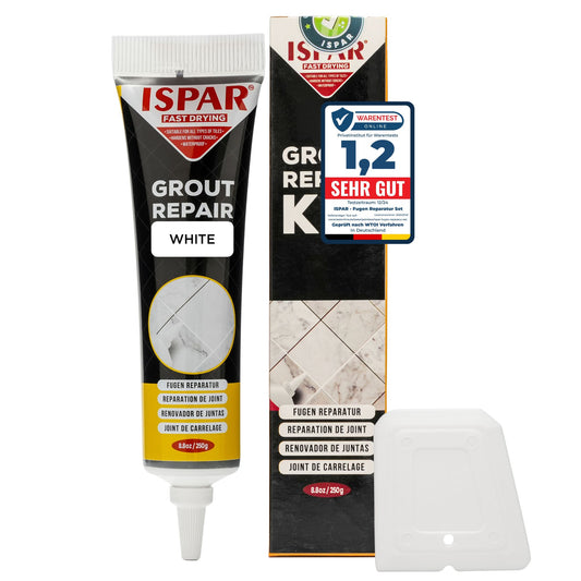 ISPAR Grout Repair Kit 250g – Ready Mixed Tile Grout Filler