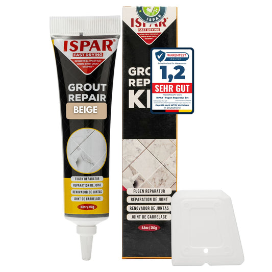 ISPAR Grout Repair Kit 250g – Ready Mixed Tile Grout Filler